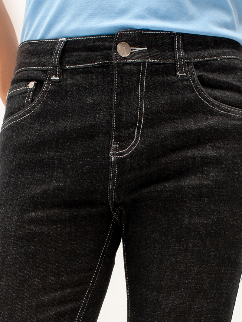 Quần Jeans Skinny Đen QJ1604