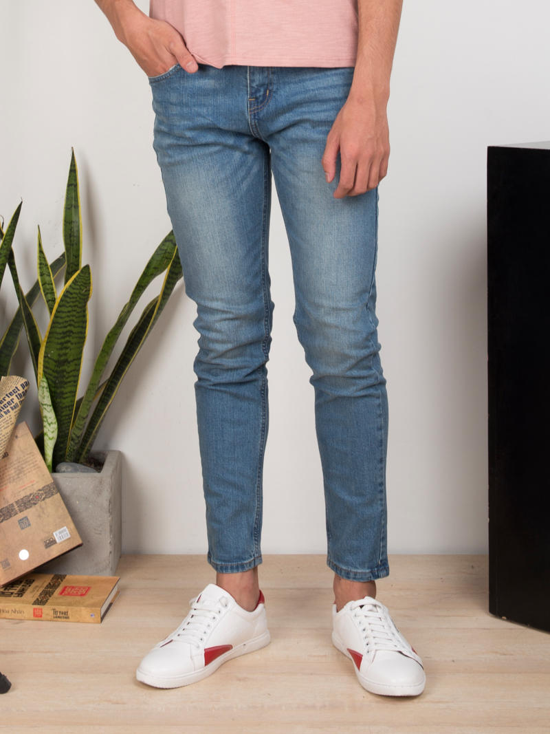 Quần Jeans Skinny Xanh Dương QJ1636